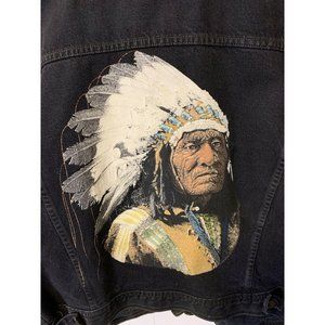 Vtg Marithe Francois Girbaud Jean Jacket‎ Black Denim Men’s Sz XL Rare